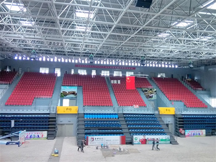 玉溪电厂体育馆网架加工